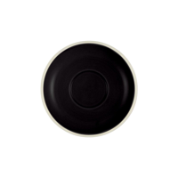 BREW-ONYX/WHITE SAUCER TO SUIT BW1030/1035 140mm (*BW1040*) = PACK OF 6 X EACHES