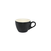 BREW-SMOKE/WHITE MATT FLAT WHITE  CUP 160ml (*BW0710*) = PACK OF 6 X EACHES