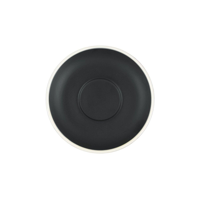 BREW-SMOKE/WHITE MATT SAUCER TO SUIT BW0730/735 140mm (*BW0740*) = PACK OF 6 X EACHES