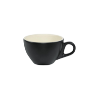 BREW-SMOKE/WHITE MATT LATTE CUP 280ml (*BW0745*) = PACK OF 6 X EACHES