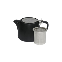 BREW-SMOKE STACKABLE MATT TEAPOT 500ml SS INFUSER/LID (*BW0760*) = PACK OF 2 X EACHES