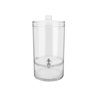 CHEF INOX ROUND JUICE DISPENSER POLY 247x206x409mm 6.4lt (*54975*) =  1 X EACH