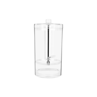 CHEF INOX ROUND JUICE DISPENSER POLY/ICE 247x206x409mm 6.4lt (*54980*) =  1 X EACH