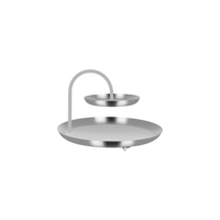 CHEF INOX ROUND 2-TIER SEAFOOD STAND S/S 360x360x240mm (*06992*) =  1 X EACH