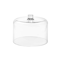 CHEF INOX STRAIGHT SIDE CLOCHE  POLYCARB 275x212mm CLEAR (*04174*) =  1 X EACH