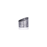CHEF INOX CONEY IS GALVANISED SLANT POT 105x115mm DIPPED WHI (*78622*) =  1 X EACH