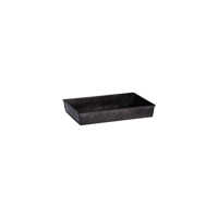 CHEF INOX CONEY IS GALV BLK RECT TRAY FLARED 240x160x40mm (*78730*) =  1 X EACH