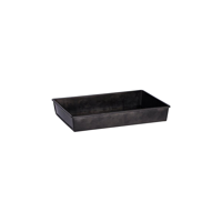CHEF INOX CONEY IS GALV BLK RECT TRAY FLARED 270x190x45mm (*78740*) =  1 X EACH