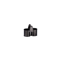CHEF INOX CONEY IS GALV BLACK DUAL POT CADDY 140x70x70mm (*78778*) =  1 X EACH