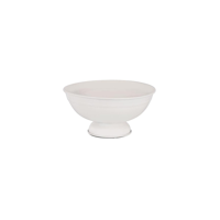 CONEY ISL-GALVANISED CREME P/C FOOTED SERVING BOWL 305x150mm (*78822*) = PACK OF 4 X EACHES