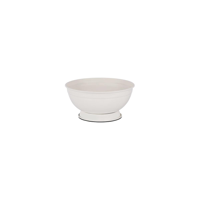 CONEY ISL-GALVANISED CREME P/C FOOTED SERVING BOWL 250x120mm (*78820*) = PACK OF 4 X EACHES