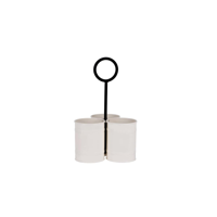 CONEY ISL-GALVANISED CREME P/C CADDY W/BK HDL 3 COMP 340x200 (*78805*) = PACK OF 6 X EACHES