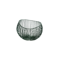 SERAX ANTONINO SCIORTINO SMALL WIRE BASKET 230x200x160mm GRN (*SERAXB7211275*) = PACK OF 4 X EACHES