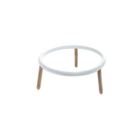 LARGE HIGH STUDIO STAND FOR PLATES/BOWLS 270x125mm WHITE (*SERAXB7214340B*) = PACK OF 2 X EACHES