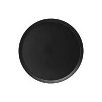 CHEF INOX CAKE PLATE POLYCARBONATE 342x22mm BLACK (*04155*) =  1 X EACH