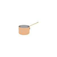 CHEF INOX MINIATURE SAUCEPAN COPPER w/BRASS HDL 90x60mm (*MINI-07947*) = PACK OF 4 X EACHES