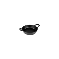 CHEF INOX MINI ROUND GRATIN DISH w/HDLS CAST IRON 150x40mm (*04629*) =  1 X EACH