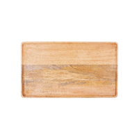 CHEF INOX RECT SERVING BOARD MANGOWOOD 430x250x15mm NATURAL (*04910*) =  1 X EACH
