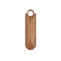 CHEF INOX SERVE OVAL BOARD w/LOOP HDL ACACIA 560x150x15mm (*04966*) = PACK OF 6 X EACHES