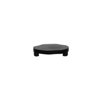 CHEF INOX SERVE RND FOOTED ACACIA DISPLAY STAND BLK 255x50mm (*04987*) = PACK OF 2 X EACHES