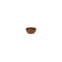 CHEF INOX SERVE DIP ROUND BOWL DEEP ACACIA 130x50mm (*04787*) = PACK OF 12 X EACHES