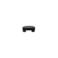 CHEF INOX SERVE RND FOOTED ACACIA DISPLAY STAND BLK 150x50mm (*04989*) = PACK OF 2 X EACHES
