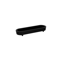 CHEF INOX SERVE OVAL SERVER BLACK FOOTED ACACIA 420x130x52mm (*04983*) = PACK OF 4 X EACHES