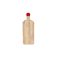 MANGOWOOD RECT SERVING BOARD FOOTED w/RED HDL 500x180x40mm (*04996*) = PACK OF 4 X EACHES