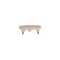 CHEF INOX SERVE RND DISPLAY WHITE M/WOOD METAL LEGS 254x90mm (*04743*) = PACK OF 4 X EACHES