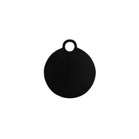 CHEF INOX SERVE RND BOARD BLK w/LOOP HDL ACACIA 405x355x25mm (*04978*) = PACK OF 4 X EACHES