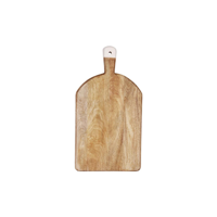 MANGOWOOD RECT SERVING BOARD FOOTED w/WHITE HDL 520x280x40mm (*04990*) =  1 X EACH