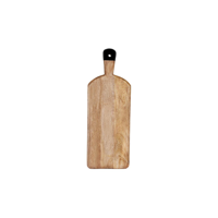 MANGOWOOD RECT SERVING BOARD FOOTED w/BLACK HDL 500x180x40mm (*04993*) = PACK OF 4 X EACHES
