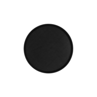 CHEF INOX ROUND TRAY NON SLIP PLASTIC 350mm BLACK (*04292*) =  1 X EACH