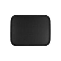 CHEF INOX RECT TRAY NON SLIP PLASTIC 350x450mm BLACK (*04297*) =  1 X EACH