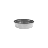 CHEF INOX ROUND BAR TRAY ALUMINIUM 240x50mm SILVER (*04200-SLV*) =  1 X EACH