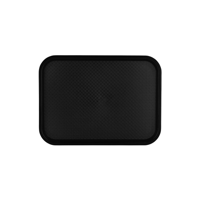 CHEF INOX PLASTIC TRAY POLYPROP 300x400mm BLACK (*06985-BK*) = PACK OF 12 X EACHES