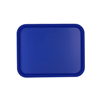 CHEF INOX PLASTIC TRAY POLYPROP 450x350x23mm BLUE (*06986-BL*) = PACK OF 12 X EACHES