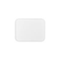 CHEF INOX PLASTIC TRAY POLYPROP 275x350mm WHITE (*06984-W*) = PACK OF 12 X EACHES