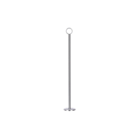 CHEF INOX TABLE NUMBER STAND 380mm CHROME (*08138*) = PACK OF 12 X EACHES