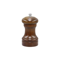 CHEF INOX DUO MILL SALT/PEPPER WD CERAMIC GEAR 100mm DARK (*46240*) = PACK OF 4 X EACHES
