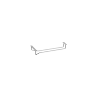 CHEF INOX GLASS HANGER CHROME PLATE 260mm (*10211*) =  1 X EACH