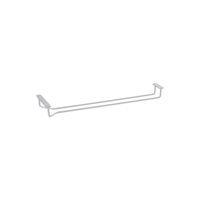 CHEF INOX GLASS HANGER CHROME PLATE 410mm (*10217*) =  1 X EACH