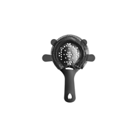 ZANZI 4 PRONG HAWTHORN STRAINER w/FLAT HDL GUN METAL 110mm (*Z0304*) =  1 X EACH