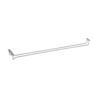 CHEF INOX GLASS HANGER CHROME PLATE 610mm (*10225*) =  1 X EACH