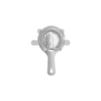 ZANZI 4 PRONG HAWTHORN STRAINER w/FLAT HDL S/S 110x105x13mm (*Z0300*) =  1 X EACH