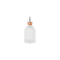 ZANZI LINE BITTERS BOTTLE GLASS 50x120mm 90ml (*Z0902*) =  1 X EACH
