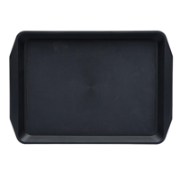 CHEF INOX RECT BAR TRAY NON SLIP PP BLACK 430x300x30mm (*04275*) =  1 X EACH