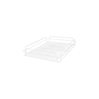 CHEF INOX GLASS BASKET WHI PVC 430x355x75mm (*02800*) = PACKET OF 12 X EACHES