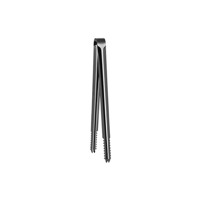 ZANZI ALLIGATOR TEETH ICE TONG GUN METAL 245x18mm (*Z0474*) =  1 X EACH