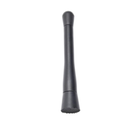 CHEF INOX ICE BREAKING MUDDLER POWDER COATED 210mm BLACK (*77250*) = PACK OF 12 X EACHES
